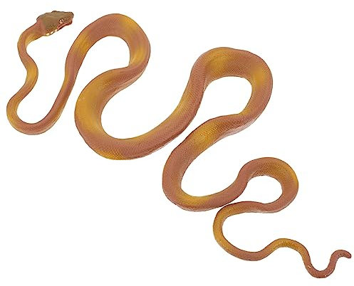 Gogogmee 1stück Kunststoffschlange Spielzeug Täuschend Echtes Schlangenmodell Für Halloween-streiche Garten-Dekoration Und Naturwissenschaftliche Erziehung