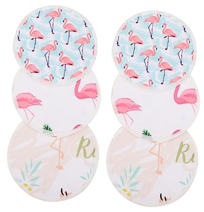 VICASKY 3paare Waschbare Stilleinlagen Für Schwangere Atmungsaktiv Bequeme Brustwarzenpflege Maximale Saugfähigkeit Für Stillbedarf