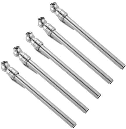 Gogogmee 5 piezas Medidor Presión Neumáticos Portátil Tipo Bolígrafo Preciso para Coche Camión Suv Motocicleta Bicicleta