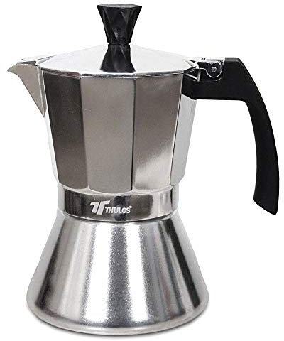 Cafetière à Induction Classique, italienne – pour tout type de cuisine. Thulos TH-CI (6 tasses)