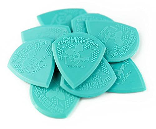 The Precision Plektren – 10er-Pack – Premium High Grip Extra Präzision Hohe Sichtbarkeit Plektren von Dans Guitar Store