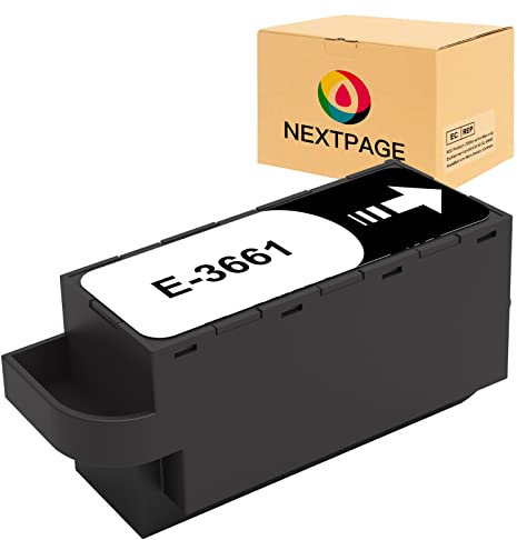 Nextpage t3661 wartungsbox C13T366100 passend für Epson t3661 wartungsbox XP-8500 XP-8505 XP-8600 XP‑8605 XP-15000 XP-6000 XP-6001 XP-6005 XP-6100 XP-6105 XP-970 Drucker (Mit Chip)