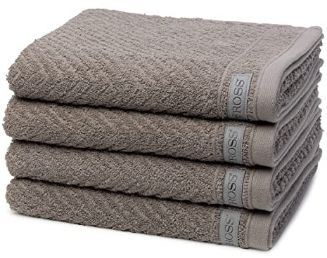 Ross - 4 teiliges Frottier-Set - Smart (4 X Handtuch im Set) - 520 g/m2 - Baumwolle - Frottee - saugstark - weich und flauschig - Flanell