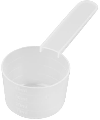 Cozlly 40ml Cucchiaio Dosatore, Cucchiaio Dosatore Grammi, Misurino Proteine in Polvere, Cucchiaio Dosatore Plastica, Proteine in Polvere Misurino a Cucchiaio, Cucchiaio con Scala per Polvere Caffè