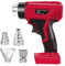 Akku Heißluftpistole Kompatibel mit Milwaukee M18 18V Akku, Max. 430℃ Kabellose Heißluftpistole mit 4 Düsen zum Abbeizen, Biegen von Rohren, DIY (ohne Akku)