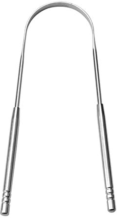 Zungenschaber – Tragbarer Zungenschaberreiniger, wiederverwendbares Zungenschaberwerkzeug | Zungenschaber aus Edelstahl, reduziert Mundgeruch und sorgt für Mundhygiene