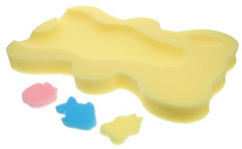 GARVALON Badewannenkissen Für Junge Mädchen -schwammkissen Badestütze Für Kleinkinder Neugeborenen Badeschwämme Matte Bequeme Schwammpolster Für Junge Mädchen