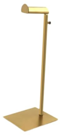 FLCPJGV Espositore per Borse, Supporto per Borse da Tavolo, espositore per Borse da Donna per Piano di Lavoro, Gold a Head