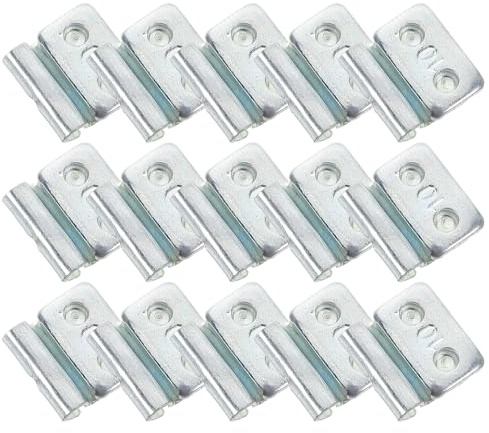Alipis Lot de 100 Poids d'Équilibrage de Roues de Voiture à Clipser Alliage d'Aluminium 10G Bloc Robuste pour Pneus Auto des Vibrations Compatible Véhicules Particuliers et