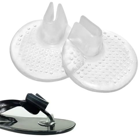 Protectores De Dedos Para Sandalias Tipo Tanga - Cojines De Silicona Reutilizables Transparentes Antideslizantes | Cómodas Inserciones De Protección Para La Correa Del Dedo Del Pie Para Vacaciones En