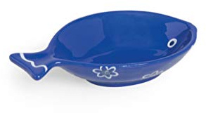 Excelsa Ocean Schüssel, Keramik, Weiß/Hellblau