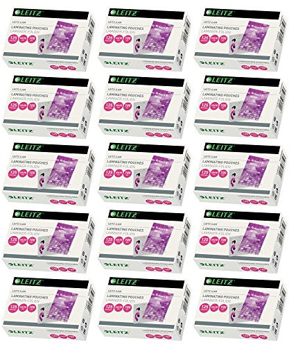Laminierfolien Leitz 7369, Visitenkarte 60 x 90mm, 125mic, 1000 Stück