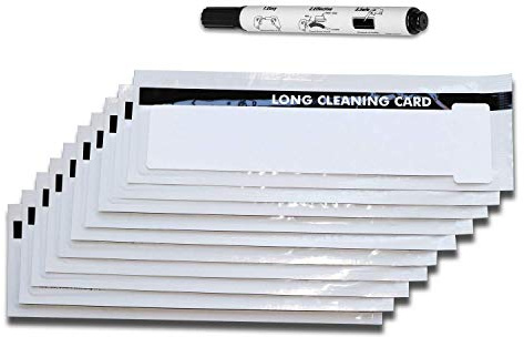 Ci Kyan Enduro+/Rio Printer Cleaning Cards Kit, Pack of 10 pcs Long T-Card and 1 Cleaning Pen CK-M9005-771/R