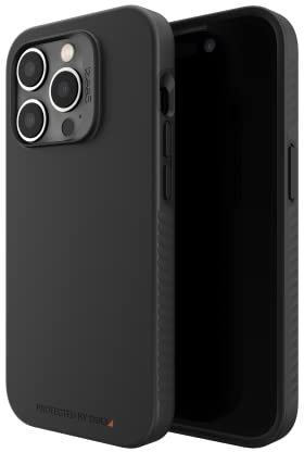 ZAGG Gear 4 Rio Snap D30 Schutzhülle Kompatibel mit iPhone 14 Plus, Stoßfest, MagSafe Kompatibel, Magnetisch, Wireless Charging, 5G, (Schwarz)