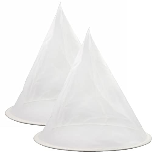 WANGCL Honigsieb für Honigsieb, Honigsieb, Bienenaufbewahrung, Zubehör für die Verwendung mit Honigextraktor, um Verunreinigungen in Honig zu filtern, 35 cm im Durchmesser, 2 Stück