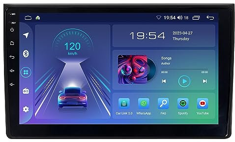 ACAVICA 2+32GB Android 12 Radio für Audi A4 S4 RS4 9 Zoll Autoradio Sat NAV mit GPS Navigation Wireless Carplay Android Auto Touchscreen WiFi Bluetooth (Radio für Audi A4 S4 RS4)