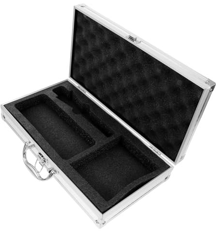 ibasenice Mikrofon-tragebox – Soundkartenhülle Mikrofonhalter Aus Legierung Scratch-aufbewahrungsbox