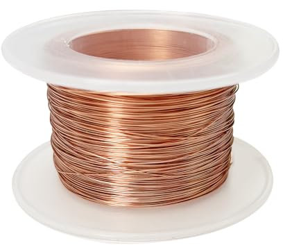 Kupferlackdraht 0.3mm x 120m, Kupferdraht für die elektrokultur, kupferdraht isoliert 0,3mm, für Magnetspulen, Transformatoren und lektromotoren