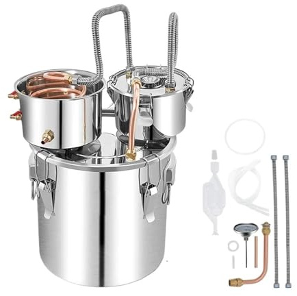 HIJYMNZPQ Máquina De Elaboración Cerveza Casera Equipo Destilador Alcohol For El Hogar Kit Doméstico Pequeño For Equipos ElaboracióN De Cerveza AutéNtica(10 Gallon)