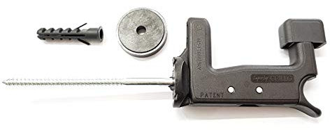 Fermo Imposta automatico Super Midi Grillo ESINplast con vite da mm 120 (Brevettato) in poliammide (nylon), colore nero