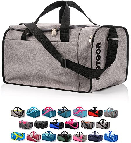 meteor Sporttasche Kinder 20-40L Gym Tasche Herren schwimmtasche Reisetasche Urlaubstasche klein Fitnesstasche Damen Riementasche Kindertaschen Schule-Taschen turntasche Jungen