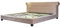 Ehebett 180x200cm Rosa Samt Kingsize Bet Kopfteil Chesterfield Doppelbett Retro fha056 Palazzo Exklusiv