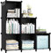 HOMIDEC Bookcase, 6 Cube Storage Unit Bookshelf, Storage Cubes Multi-Use DIY Storage Shelves for Books, Storage Boxes, Clothes, Crochet Yarn, Toys