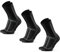 DANISH ENDURANCE Crew Laufsocken (3|5 Paar), Halbhohe Sportsocken, Unisex, für Damen & Herren, Schwarz/Grau, 39-42