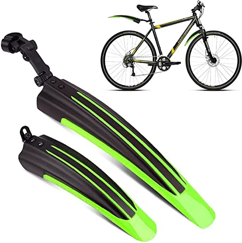 Favuit Parafango Bici, Universale Regolabile Parafanghi Bici Set 20-26 Pollici Anteriore Posteriore Parafango Bicicletta per Mountain Bike Bici da Corsa MTB