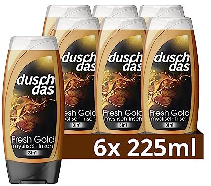 Duschdas Duschgel Fresh Gold Duschbad mit Fresh-Energy-Duftformel sorgt für einen erfrischenden Start in den Tag 6 x 225 ml