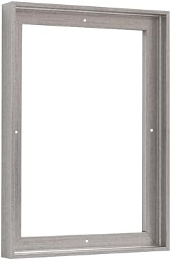 Pixy Canvas Floater Frame 6x8 for 3/4 (0.75) inch Deep Canvas Paintings/Canvas Prints/Wood Canvas Panels/Wall Art/Wall Decor/Home Decor/Artwork (Antique Silver, 6 x 8 inch, Portrait)