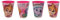 Theonoi 4 x Kinder Trinkbecher 260 ml/wählbar: Minnie Pony Princess Frozen PawPatrol Glas Kunststoff BPA frei - Geschenk Mädchen (Paw Mehrweg)