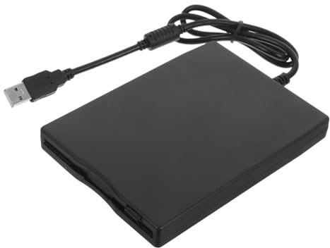 HOMSFOU Lecteur De Disquette USB Externe Portable pour Ordinateur Floppy Drive Compatible avec Pc Et Ordinateurs Portables De Données Rapide Play Compatible avec Me XP
