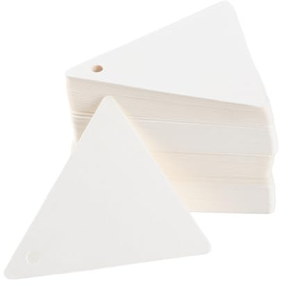Hapivida Perfume Test Strips, Disposable Fragrance Blotter Paper Strips 55x50mm Triangle Shape Essential Oil Aromatherapy Sampling Tool Evaluation Strips for Perfume Testing (100pc)
