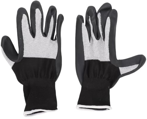Luqeeg Guantes Aislantes para Electricistas, 400 V, Compatibles con Pantallas Táctiles, Guantes de Trabajo, Diseño Antideslizante de Látex, Transpirables, para Electricistas