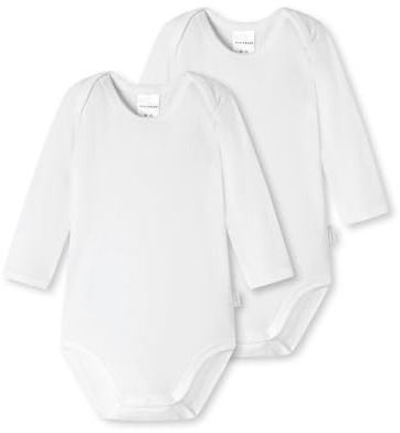 Schiesser unisex - bebis Baby 0/0 Arm Bodies 2 Pack Bebisar och småbarn – underkläder