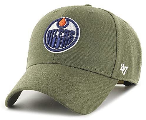 '47 Brand Snapback Cap - NHL Edmonton Oilers Sandalwood Oliv