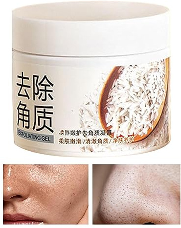 PW TOOLS Scrub viso e corpo esfoliante, illuminante e idratante, formula delicata al riso, 4,7 once