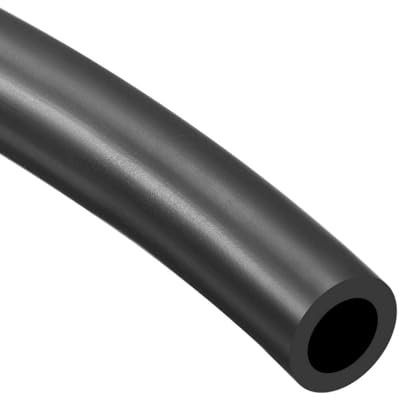TOP-VIGOR Tubo per olio lubrificante, 8 mm x 14 mm x 3 m, tubo in gomma per irrigazione, piccole attrezzature, per esterni, giardino, colore nero