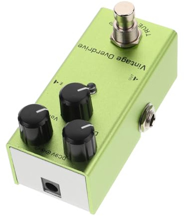 TOYANDONA Mini Pedal de Efectos de Guitarra Eléctrica Compresor Pedal de Retardo Analógico para Guitarra Eléctrica Uso Escenario de Concierto