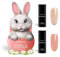 NEONAIL UV Nagellack Maniküre Set - HOPPIN' IN HAPPINESS - Gel Nägel Set - Shellac Nagellack - Pfirsich Farben - Nails - Ostern Frühling 2025-2x7,2 ml