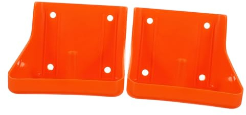 Mobestech 2Pcs Thick Salt Block Holder with Design for Horses Sheep Cattle Livestock Salt Lick Feeder Rack with Easy-clean Surface for Stable Nutrition Supply