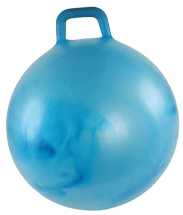 JWQFBC Palla per Saltare Sportiva, Palla Rotonda per Esercizi per L'asilo, Gioco di Salto per Bambini, Regalo Gonfiabile E da Seduti, Blu