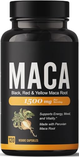 Ekologisk Maca Root, naturliga ingredienser, icke-GMO | Ökar energi och vitalitet, glutenfri