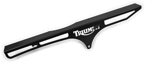Triumph Speed Triple 1050 BJ 2005-10 kedjeskydd kedjeskärm logotyp svart IBEX