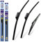 Fits Vauxhall Mokka 2012-2020 Set of 3 Windscreen Wiper Blades alca Germany Super Flat Front Rear 261410 TL ASF2614TL10T