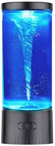 Tornado Twister Hurricane Light - Neuheit Natur Dekor Geschenk für Jungen Mädchen Männer Frauen Mini Wasser Vortex Maker Stimmung Nacht Lava Licht Geburtstag Urlaub Weihnachten Geschenk