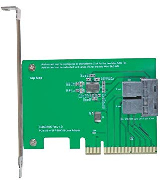 Micro SATA Cables | PCIE X8 to MINI SAS HD X2 Adapter
