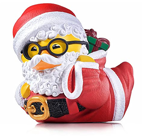 TUBBZ Christmas Santa Claus Collectible Duck Vinyl Figure - Official Numskull Merchandise - TV Movies & Books