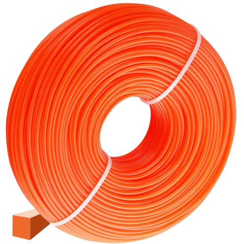 GARDENIX Fil de Coupe carré en Nylon 2,7 mm x 15 m